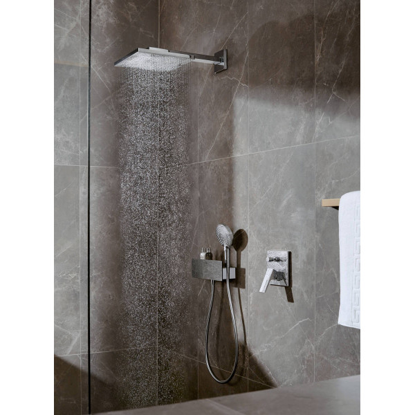 Верхний душ Hansgrohe Raindance Select E 300 1jet Air с держателем 390 мм белый (26238700)