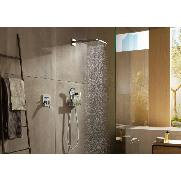 Верхний душ Hansgrohe Raindance Select E 300 1jet Air с держателем 390 мм белый (26238700)
