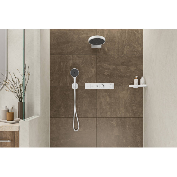 Верхній душ Hansgrohe Rainfinity 250 1jet з тримачем білий (26226700)