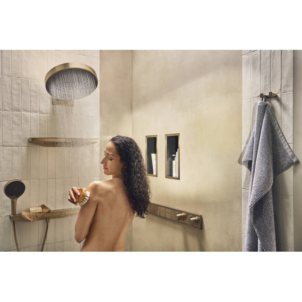 Верхній душ Hansgrohe Rainfinity 360 3jet з тримачем бронзовий (26234140)