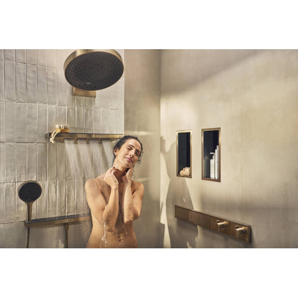 Верхній душ Hansgrohe Rainfinity 360 3jet з тримачем бронзовий (26234140)