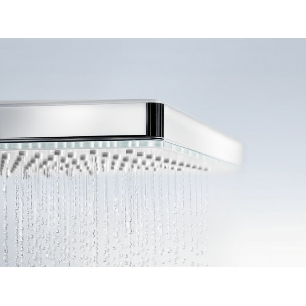 Верхний душ Hansgrohe Rainmaker Select 460 2jet с держателем хром/белый (24005400)