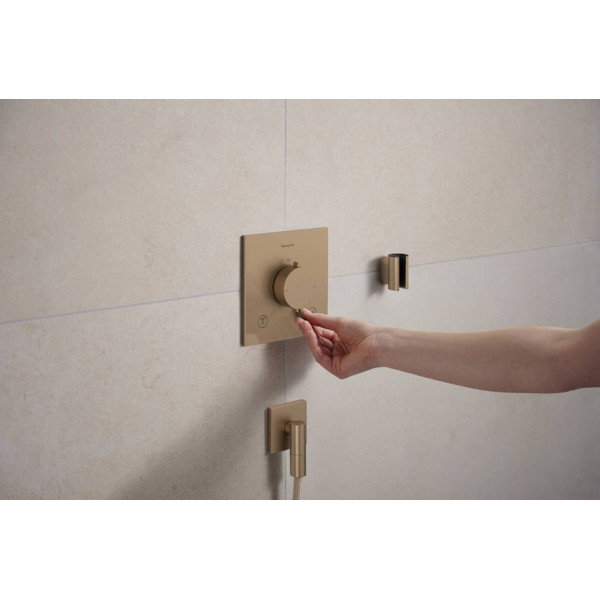 Шлангове під'єднання FixFit Fine E, Brushed Bronze (28883140)