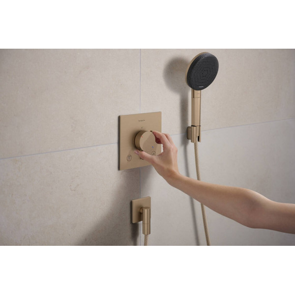 Шлангове під'єднання FixFit Fine E, Brushed Bronze (28883140)