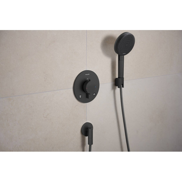 Шлангове під'єднання FixFit Fine S, Brushed Black Chrome (28882340)