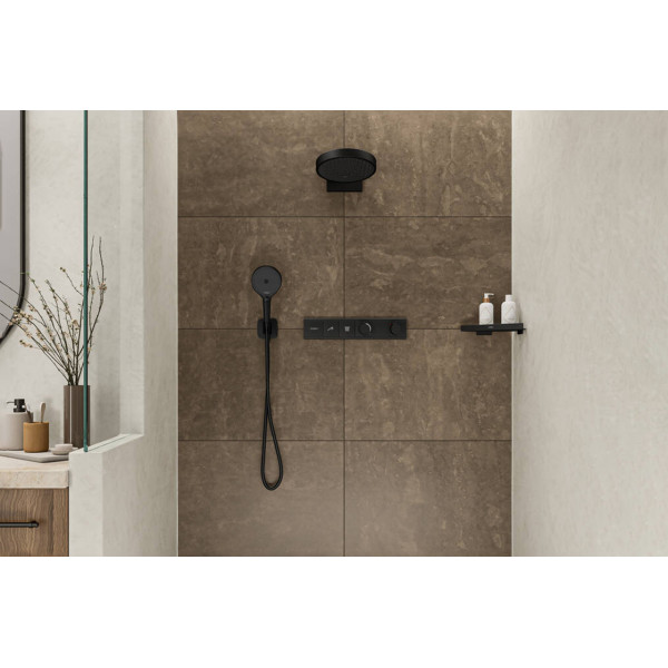 Шланговое подключение FixFit Porter Q с держателем, Matt Black (26887670)