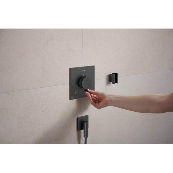Держатель для душа Porter Fine, Brushed Black Chrome (28885340)