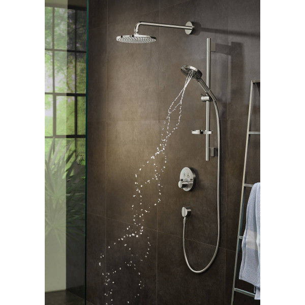 Ручний душ Raindance Select S PowderRain 120 3jet P (26014340), Brushed Black Chrome