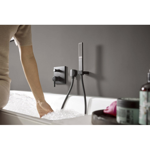 Ручний душ Rainfinity 1jet EcoSmart Matt Black (26867670)