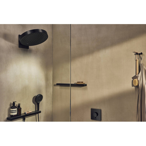 Шлангове під'єднання Porter 500 Rainfinity з поличкою R, Matt Black (26858670)