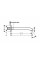 Вилив Vivenis на ванну, виступ 202 мм Brushed Black Chrome (75410340)