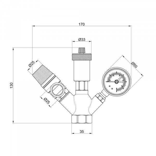Група безпеки котла Thermo Alliance Base 1" SD291
