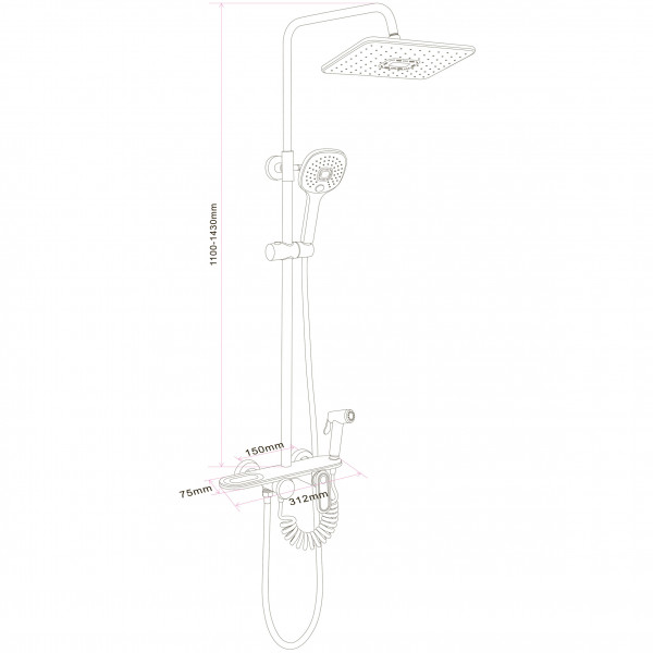 Душова система Globus Lux BETTA  GLBE-2002