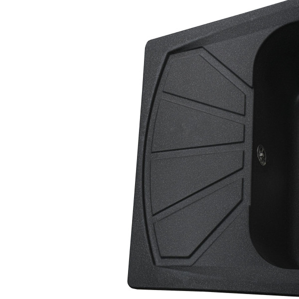 Гранітна мийка Globus Lux TANA графіт 610 х 500 мм-А0001