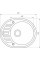 Гранитная мойка Mira ARNICA черный 620 х 500 мм