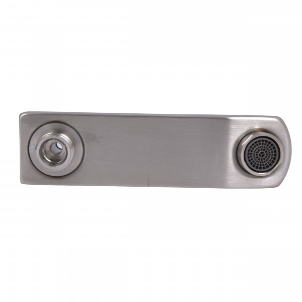 Вилив у зборі Lidz (150х40х36) для змішувачів Kubis 006, 1030 Nickel LDKUB1504036N49507