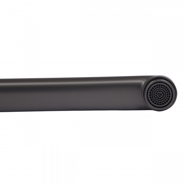 Вилив Qtap (345х31,5х27,5) для змішувача для ванни Vlasta New Gunmetal Black PVD QTVLA345315275GMB49666