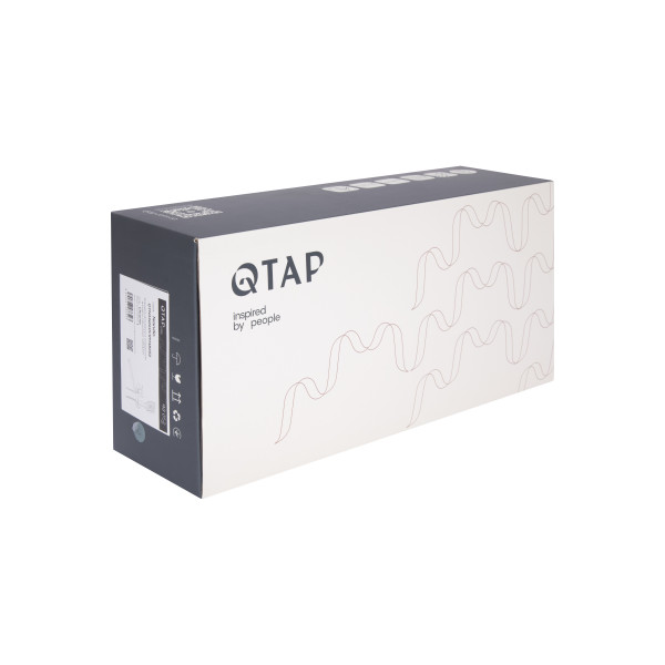 Смеситель для ванны Qtap Nando с длинным поворотным изливом и душевым гарнитуром QTNAN260CRM48652 Chrome
