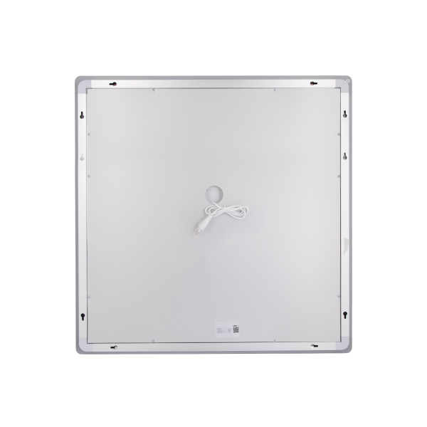 Дзеркало Lidz Kubis (KU2) 700х700 з LED-підсвічуванням Touch, з антизапотіванням, з димером, рег. яскравості LDKU70070049288