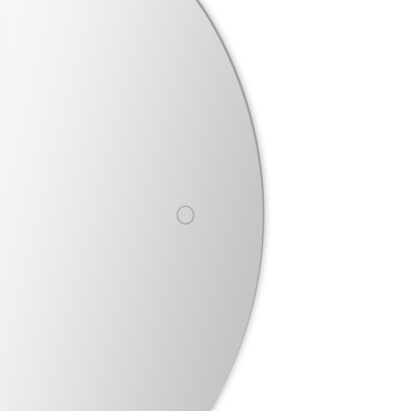 Зеркало Qtap Taurus HR800 с LED-подсветкой Touch, с антизапотеванием, с диммером, рег. темп. цвета (3000-6500K) QTTAUHR800