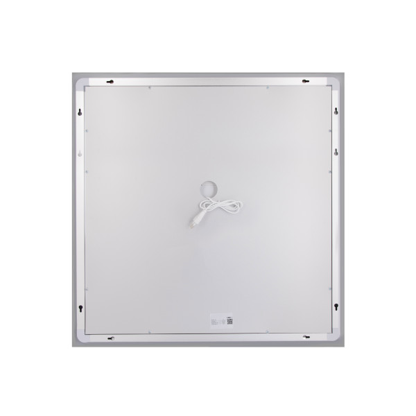 Дзеркало Lidz Kubis (KU1) 700х700 з LED-підсвічуванням Touch, з антизапотіванням, з димером, рег. яскравості LDKU70070049287