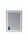 Зеркало Qtap Mideya (MI2) 600х800 с часами, с LED-подсветкой Touch, с антизапотеванием, диммером, рег. яркости QTMID60080049627
