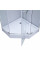 Душевая кабина Lidz Dozorca SC90x90.CRM.LOW.TR, стекло прозрачное 6 мм