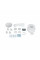 Набор Qtap душевая кабина Leo CRM10995-AC6 Clear 2020x900x900 мм + поддон Diamond 309912 90x90x12 см с сифоном
