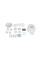 Набор Qtap душевая кабина Scorpio BLA10995-AC6 Clear 2120x900x900 мм + поддон Diamond 309912 90x90x12 см с сифоном