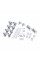 Душевая кабина Qtap Pisces CRM107-9SP5 75-90x75-90 см, стекло Pear 5 мм без поддона