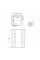 Душевая кабина Lidz Latwa SC90x90.SAT.MID.FR, стекло Frost 4 мм без поддона
