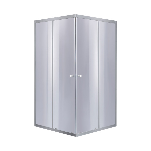 Душевая кабина Lidz Wawel SC80x80.SAT.LOW.GR, стекло тон. 4 мм + Lidz Душевой поддон KAPIELKA ST80x80х14