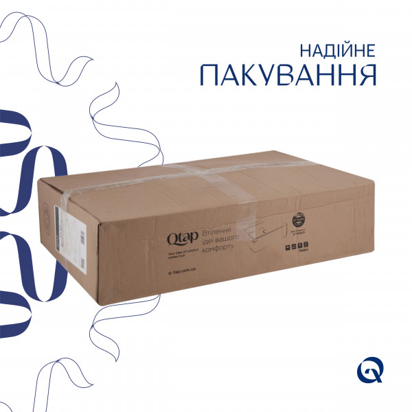Раковина для ванной Раковина-чаша Qtap Dove 635x420x150 White QT06118168W