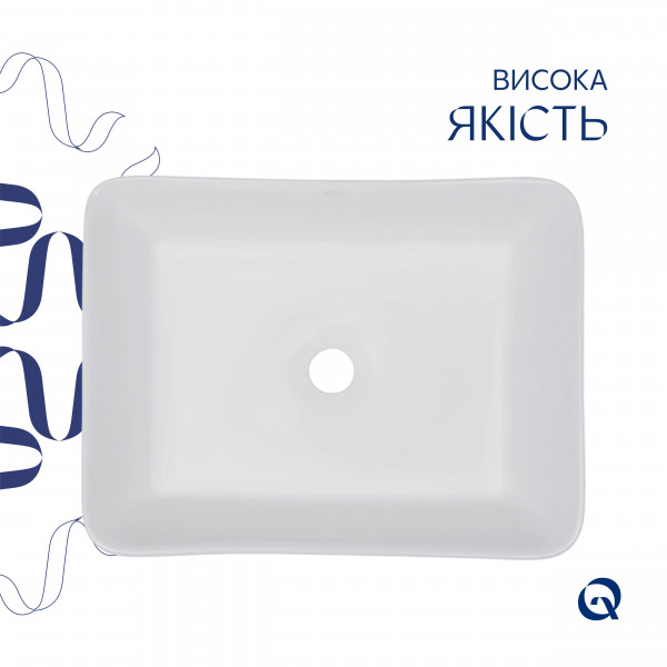 Раковина для ванной Раковина-чаша Qtap Tern 480х370х135 White QT17116069W