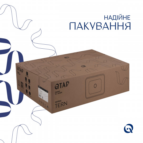 Раковина для ванной Раковина-чаша Qtap Tern 480х370х135 White QT17116069W