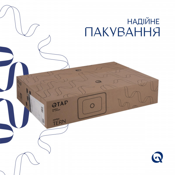 Раковина для ванной Раковина-чаша Qtap Tern 600x400x110 White QT171180841W