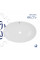 Раковина для ванной Комплект Qtap Dove: Раковина накладная овальная 635x420x150 мм White + Донный клапан PU02O