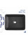 Раковина для ванной Раковина накладная Qtap Tern 480x370x135 мм, Anthracite, прямоугольная, с донным клапаном QT17116069AN