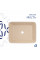 Раковина для ванной Раковина накладная Qtap Tern 480x370x135 мм, Beige, прямоугольная, с донным клапаном QT17116069SB