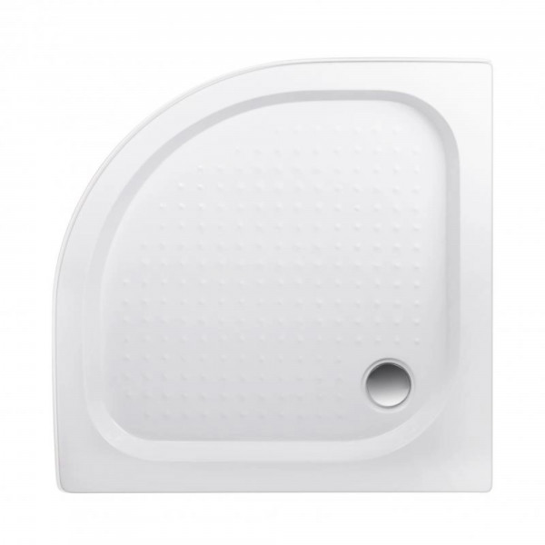 Lidz Набор: Душевая кабина Latwa SC90x90.SAT.LOW.DGR, полукруглая, стекло тонированное 4 мм + Душевой поддон Kapielka ST90x90x14