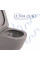 Унитаз подвесной Qtap Robin Ultra Quiet 520×365×340 мм, Stone grey, с сиденьем Slim Duroplast / Soft-close / Quick Release QTROB26SG48996
