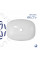 Раковина для ванной Раковина накладная Qtap Cardinal 500х380х140 мм, Marble, прямоугольная, с донным клапаном QTCAR188MR49826