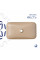 Раковина для ванной Раковина накладная Qtap Tern 610x350x135 мм, Beige, прямоугольная, с донным клапаном QTTER188SB49790