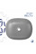 Раковина для ванной Раковина накладная Qtap Aquarius 470x380x120 мм, Stone grey, прямоугольная, с донным клапаном QTAQA188SG49780