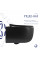 Унитаз подвесной Qtap Taurus Ultra Quiet 515×360×350 мм, Matt Black, с сиденьем Slim Duroplast / Soft-close / Quick Release QTTAU28BLM50504