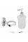 Дозатор Дозатор для рідкого мила Lidz Oreo 0202 настінний LDORE0202CRM22084 Chrome