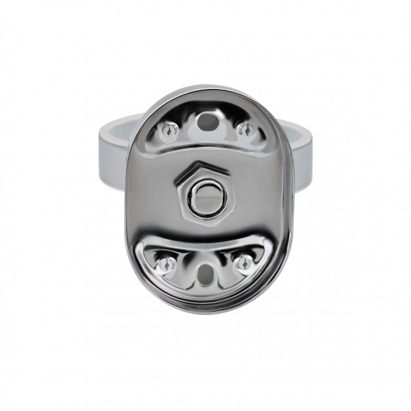 Склянка для ванної Склянка з тримачем Lidz Oreo 0401 настінний (матове скло) LDORE0401CRM22163 Chrome
