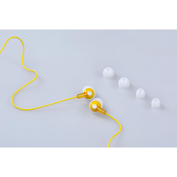 Наушники Panasonic RP-HJE118GU In-ear Желтый (RP-HJE118GUY)