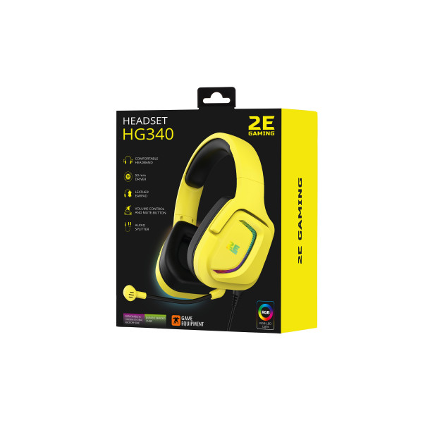 Наушники 2E Gaming HG340 (2E-HG340YW)