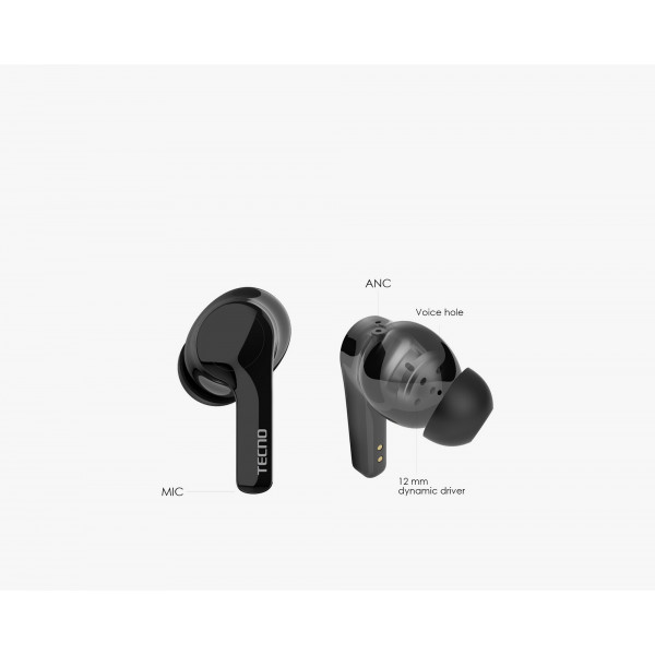 Наушники TECNO Hipods H3 Black (4895180768019)